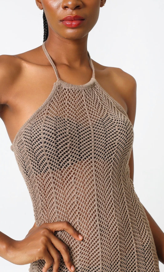 Naya Mocca Knit Dress