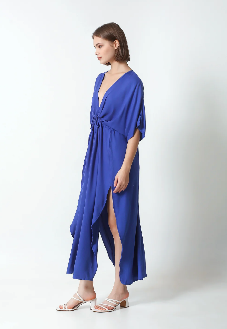 Royal blue kaftan